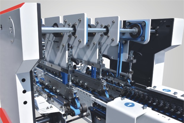 XS-900 1200 Üst Kemer Sürücüsü Yüksek Hızlı Klasör Gluer Makinesi